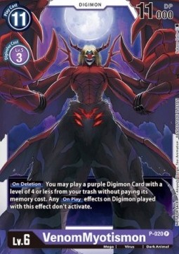 VenomMyotismon (P-020) - Promos
