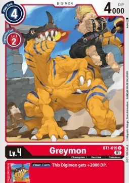 Greymon (BT1-015) - Tamer Party Event Promos