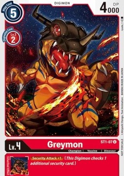Greymon (ST1-07) - Tamer Party Event Promos
