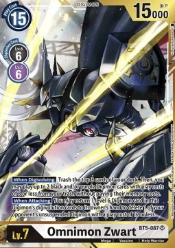 Omnimon Zwart (BT5-087) (V.2) - Battle Of Omni