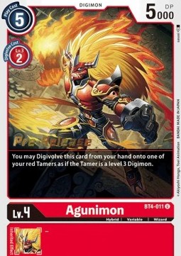 Agunimon (BT4-011) - Promos: Great Legend
