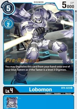 Lobomon (BT4-025) - Promos: Great Legend