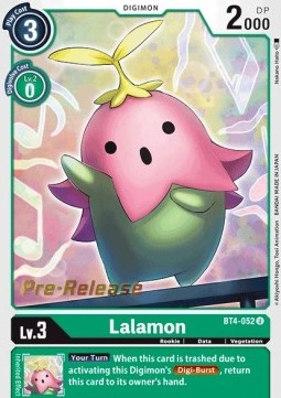 Lalamon (BT4-052) - Promos: Great Legend