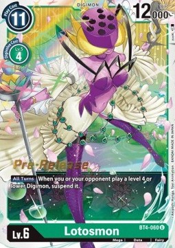Lotosmon (BT4-060) - Promos: Great Legend
