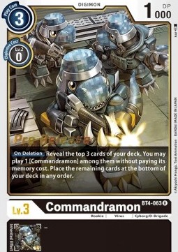 Commandramon (BT4-063) - Promos: Great Legend
