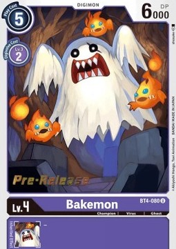 Bakemon (BT4-080) - Promos: Great Legend