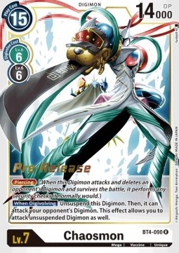 Chaosmon (BT4-090) - Promos: Great Legend