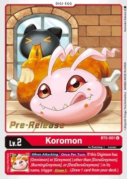 Koromon (BT5-001) - Promos: Battle Of Omni