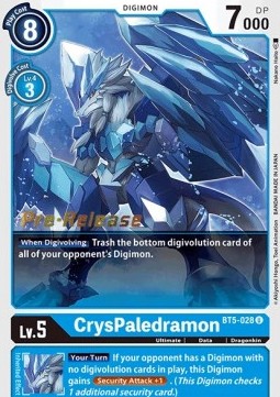 CrysPaledramon (BT5-028) - Promos: Battle Of Omni
