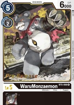WaruMonzaemon (BT5-066) - Promos: Battle Of Omni