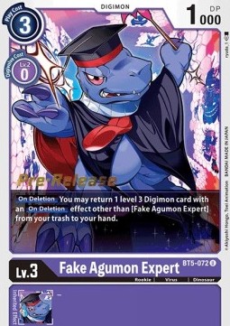 Fake Agumon Expert (BT5-072) - Promos: Battle Of Omni