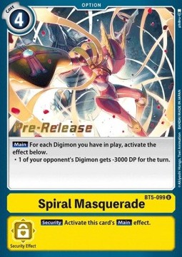 Spiral Masquerade (BT5-099) - Promos: Battle Of Omni