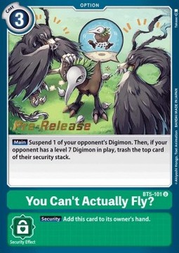 You Can't Actually Fly? (BT5-101) - Promos: Battle Of Omni