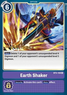 Earth Shaker (BT5-108) - Promos: Battle Of Omni