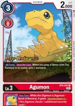 Agumon (BT6-007) - Promos: Double Diamond