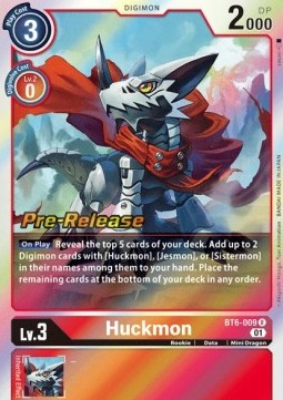 Huckmon (BT6-009) - Promos: Double Diamond