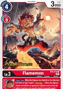 Flamemon (BT6-010) - Promos: Double Diamond