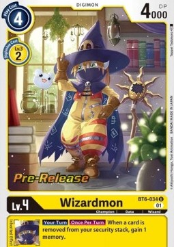 Wizardmon (BT6-034) - Promos: Double Diamond