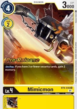 Mimicmon (BT6-036) - Promos: Double Diamond