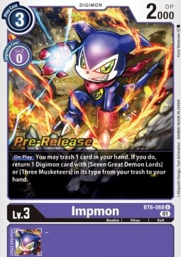 Impmon (BT6-068) - Promos: Double Diamond