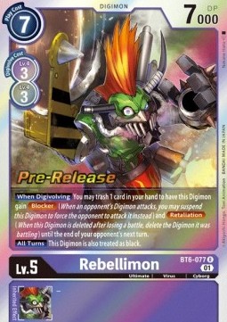 Rebellimon (BT6-077) - Promos: Double Diamond