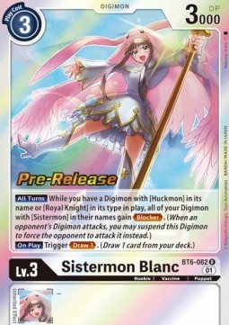 Sistermon Blanc (BT6-082) - Promos: Double Diamond