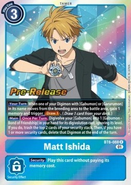 Matt Ishida (BT6-088) - Promos: Double Diamond