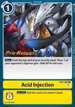Acid Injection (BT6-099) - Promos: Double Diamond