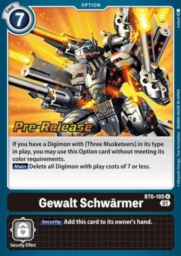 Gewalt Schwärmer (BT6-105) - Promos: Double Diamond