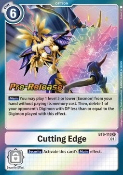 Cutting Edge (BT6-110) - Promos: Double Diamond