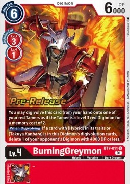 BurningGreymon (BT7-011) - Promos: Next Adventure