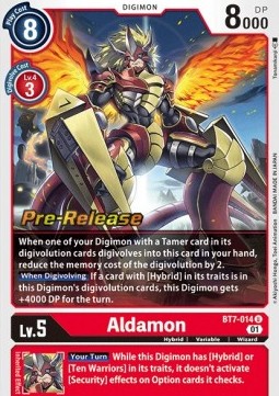 Aldamon (BT7-014) - Promos: Next Adventure
