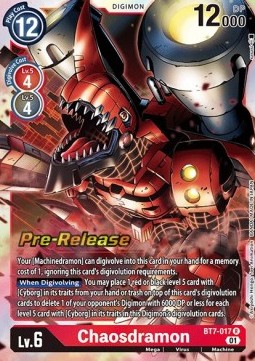 Chaosdramon (BT7-017) - Promos: Next Adventure