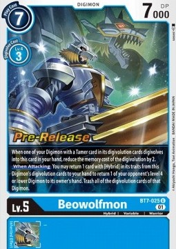 Beowolfmon (BT7-025) - Promos: Next Adventure