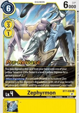 Zephyrmon (BT7-036) - Promos: Next Adventure