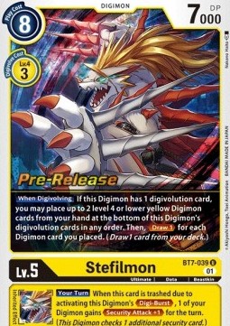 Stefilmon (BT7-039) - Promos: Next Adventure