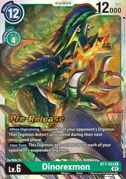 Dinorexmon (BT7-053) - Promos: Next Adventure