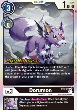 Dorumon (BT7-056) - Promos: Next Adventure