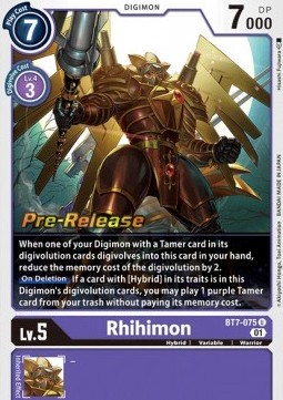 Rhihimon (BT7-075) - Promos: Next Adventure