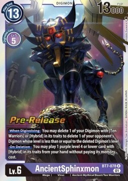 AncientSphinxmon (BT7-078) - Promos: Next Adventure