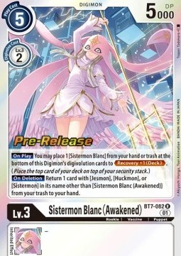 Sistermon Blanc (Awakened) (BT7-082) - Promos: Next Adventure