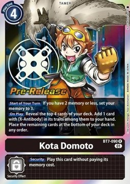Kota Domoto (BT7-090) - Promos: Next Adventure