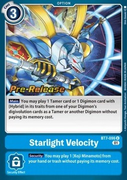 Starlight Velocity (BT7-096) - Promos: Next Adventure
