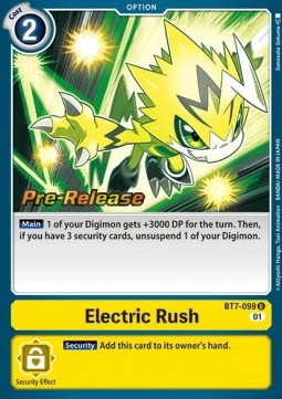 Electric Rush (BT7-099) - Promos: Next Adventure
