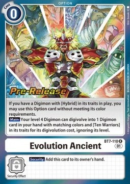 Evolution Ancient (BT7-110) - Promos: Next Adventure