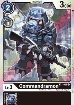 Commandramon (BT3-059) - Event Pack