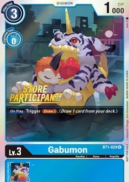 Gabumon (BT1-029) (V.1) - Store Championships Promos