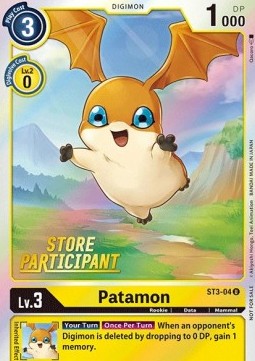 Patamon (ST3-04) (V.1) - Store Championships Promos
