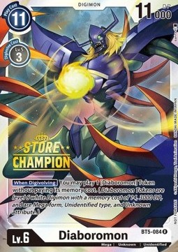 Diaboromon (BT5-084) (V.2) - Store Championships Promos