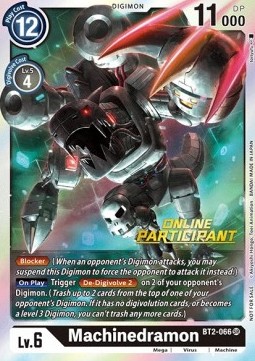 Machinedramon (BT2-066) (V.1) - Online Regional Promos